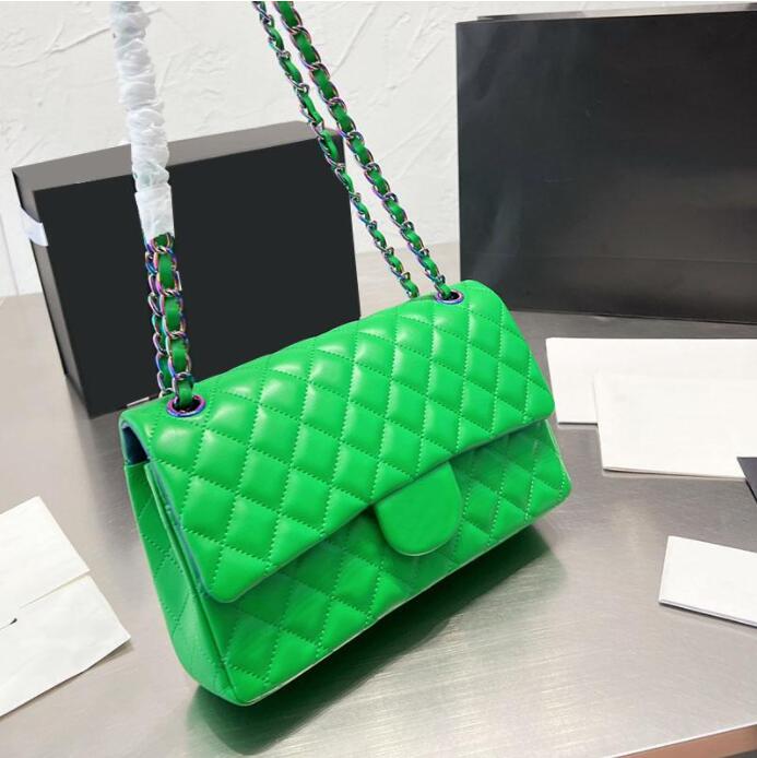 TZ 2022 Early Fall France Women's Classic Double Flap Lambskin Bags colorful Metal Hardware Matelasse Chain Crossbody Shoulder Designer Handbags 25CM, Shipping
TZ 2022 Early Fall France Women's Classic Double Flap Lambskin Bags colorful Metal Hardware Matelasse Chain Crossbody Shoulder Designer Handbags 25CM, Shipping