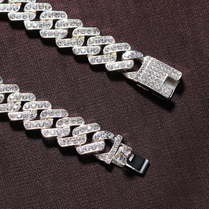 Chains Fashion Punk Cuban Link Chain Necklace Women Iced Out For Men Baguette Neck Streetwear Hip Hop Asethetic Christmas Gift