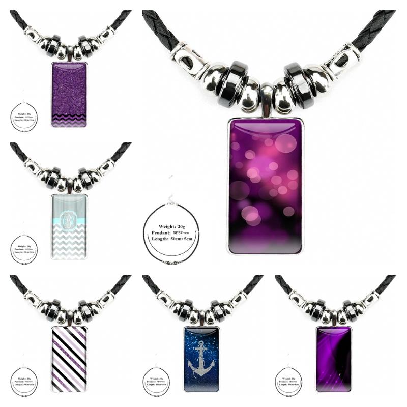 Pendant Necklaces Purple Glitter For Women Kids Gift Necklace With Steel Plated Glass Cabochon Choker Long Rectangle Black Hematite
Pendant Necklaces Purple Glitter For Women Kids Gift Necklace With Steel Plated Glass Cabochon Choker Long Rectangle Black Hematite