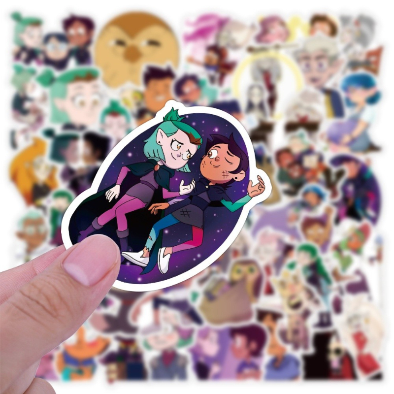 50Pcs Cartoon Animated The Owl House Stickers Graffiti Stickers for DIY Luggage Laptop Skateboard Motorcycle Bicycle Decals Wholesale