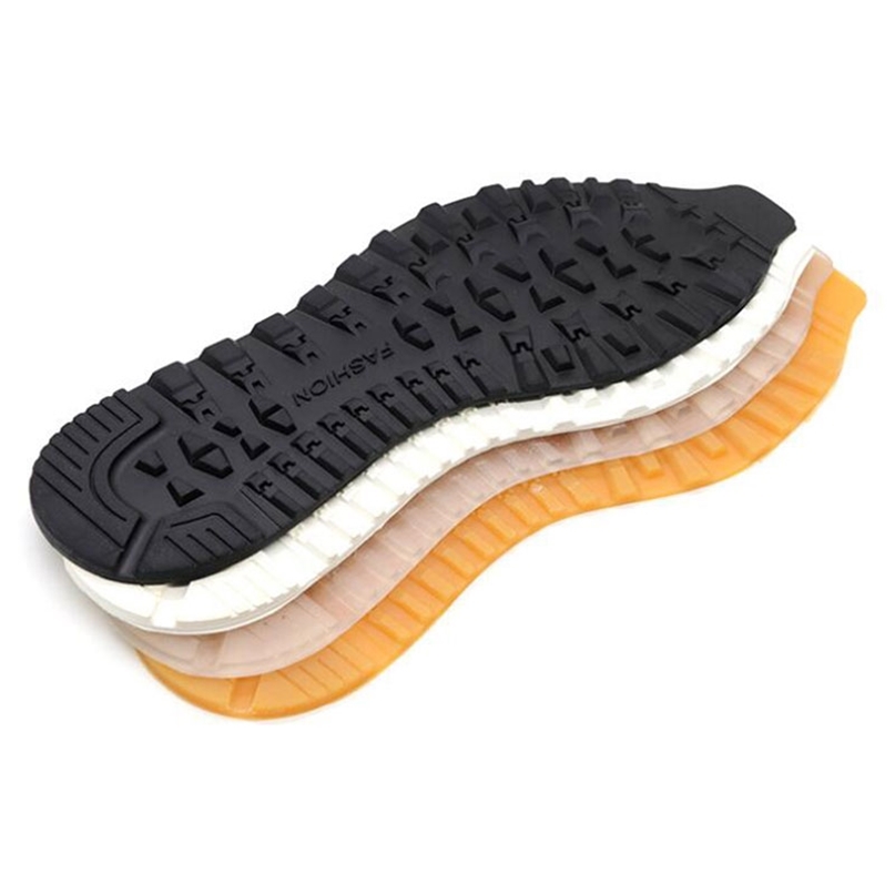 1Pair Rubber Soles for Making Shoes Replacement Outsole Anti Slip Shoe Sole Repair Sheet Protector Sneakers High Heels Material 220621