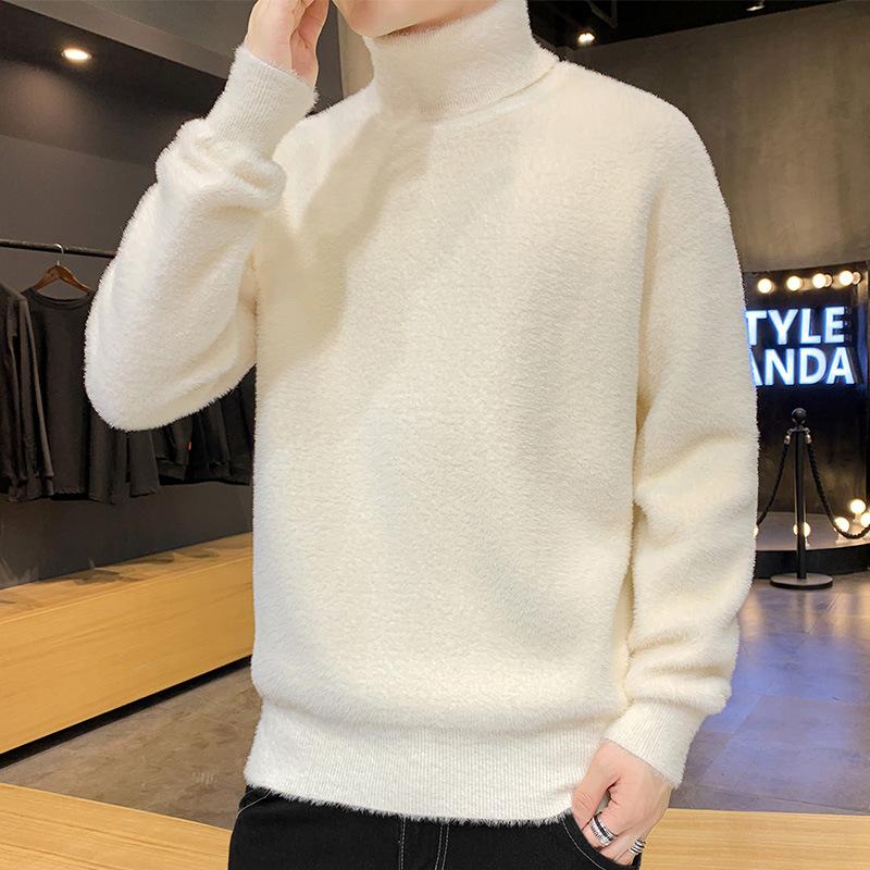 Men's Sweaters Imitation Mink Velvet Turtleneck Sweater Autumn And Winter Thick Warm Knitted Bottoming, Burgundy
Men's Sweaters Imitation Mink Velvet Turtleneck Sweater Autumn And Winter Thick Warm Knitted Bottoming, Burgundy