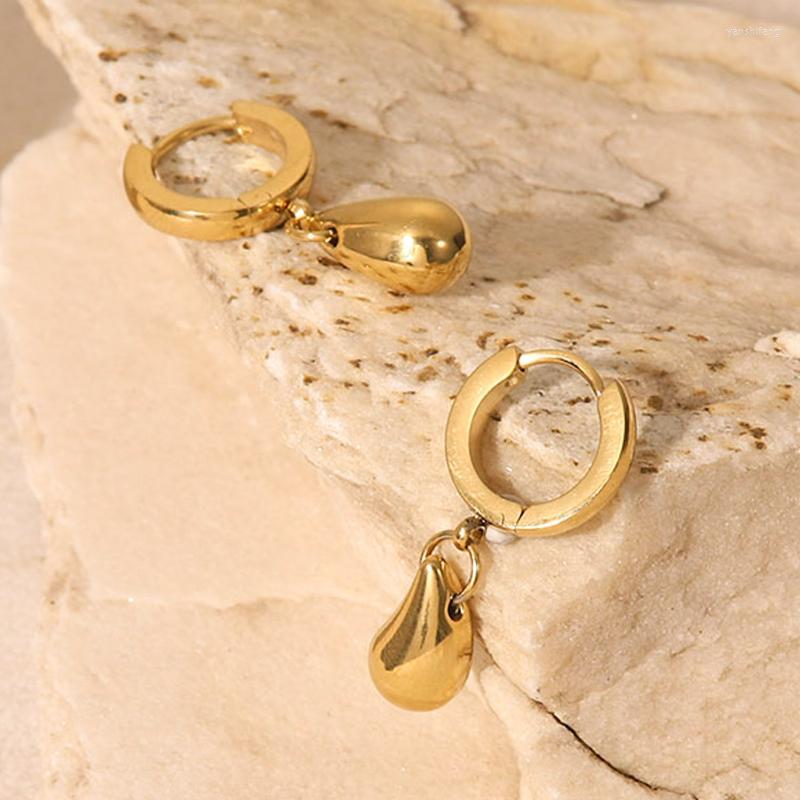 Hoop & Huggie Trend Waterdrop Shaped Earrings Party Jewelry 14K Gold Stainless Steel Pendant For WomenHoop
Hoop & Huggie Trend Waterdrop Shaped Earrings Party Jewelry 14K Gold Stainless Steel Pendant For WomenHoop
