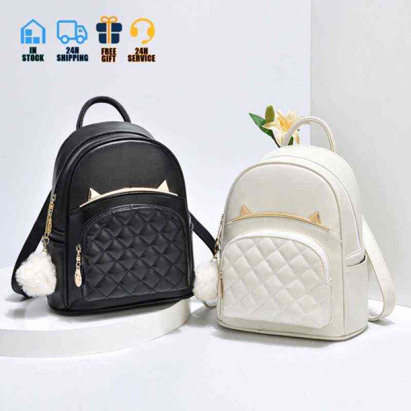 Ready Stock Cute Cat Design Mini Ladies Backpack Women Pu Leather Grid Design Multi-functifemale School Backpack 220613, Black
Ready Stock Cute Cat Design Mini Ladies Backpack Women Pu Leather Grid Design Multi-functifemale School Backpack 220613, Black