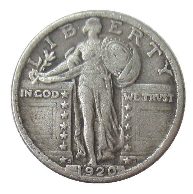 90% Silver US 1920s Standing Liberty QUARTER DOLLARS Craft Copy Coin metal dies manufacturing
90% Silver US 1920s Standing Liberty QUARTER DOLLARS Craft Copy Coin metal dies manufacturing