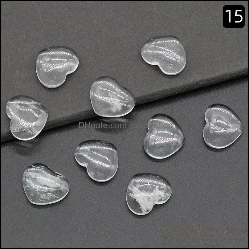 Stone Loose Beads Jewelry Natural 18Mm Heart Round Opal Rose Quartz Tigers Eye Cabochons Flat Back For Necklace Ring Earrrings Drop Delivery
Stone Loose Beads Jewelry Natural 18Mm Heart Round Opal Rose Quartz Tigers Eye Cabochons Flat Back For Necklace Ring Earrrings Drop Delivery