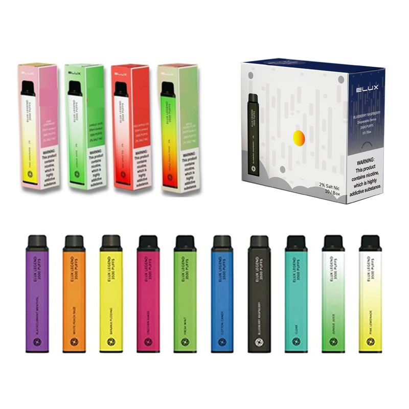ELUX LEGEND 3500PUFFS ZOOY 1600 NIC 0% Disposable Vape E cigarette Vape Pen 1500mAh Battery Vaporizer Stick Vapor Kit 2% 10ml Pre Filled Cartridge Device
ELUX LEGEND 3500PUFFS ZOOY 1600 NIC 0% Disposable Vape E cigarette Vape Pen 1500mAh Battery Vaporizer Stick Vapor Kit 2% 10ml Pre Filled Cartridge Device