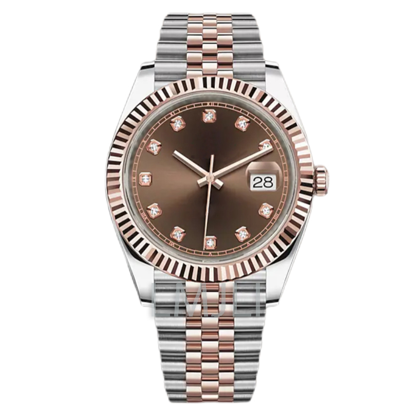 Mens Mechanical Watch Rose Gold Watches Stainless Steel Strap 41mm Diamond Dial, Tool
Mens Mechanical Watch Rose Gold Watches Stainless Steel Strap 41mm Diamond Dial, Tool