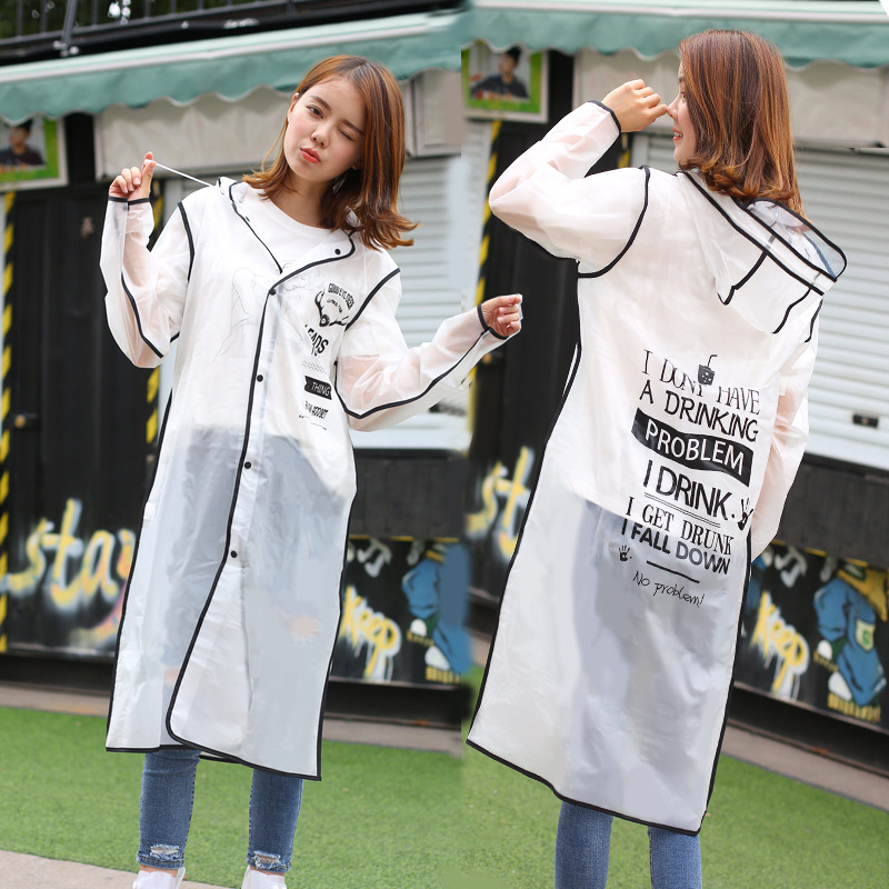 EVA Adult Travel Wraparound Raincoat Thickened Long Fashion Personality Single Outdoor Activities Travel Cycling Hiking Climbing Rain Poncho LT0048
EVA Adult Travel Wraparound Raincoat Thickened Long Fashion Personality Single Outdoor Activities Travel Cycling Hiking Climbing Rain Poncho LT0048