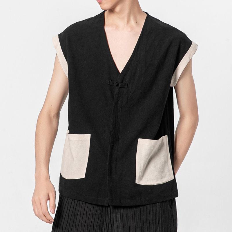 Men's T-Shirts MrGB 2022 Men's Cotton Linen Sleeveless T-Shirt Summer Fashion Tank Top Casual Oversized V Neck Male Tops Solid ClothingM, Black
Men's T-Shirts MrGB 2022 Men's Cotton Linen Sleeveless T-Shirt Summer Fashion Tank Top Casual Oversized V Neck Male Tops Solid ClothingM, Black