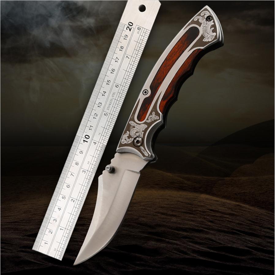 Folding Knife Potable Small Pocket Knives 440C Blade Wood Handle Outdoor Hiking Camping Hunting Survival Knife EDC Tool244P
Folding Knife Potable Small Pocket Knives 440C Blade Wood Handle Outdoor Hiking Camping Hunting Survival Knife EDC Tool244P