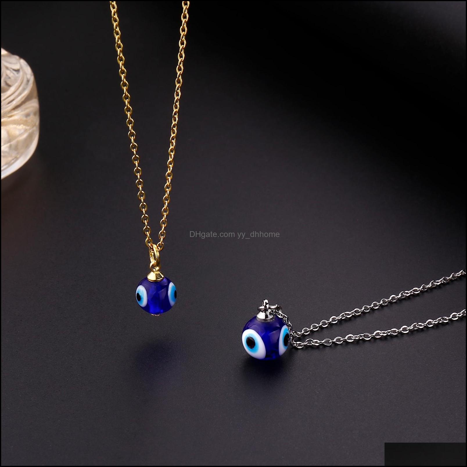 Pendant Necklaces Pendants Jewelry Blue Evil Eye Charms Necklace For Women Stainless Steel Gold Turkish Eyes Gift Bijoux Drop Delivery 202
Pendant Necklaces Pendants Jewelry Blue Evil Eye Charms Necklace For Women Stainless Steel Gold Turkish Eyes Gift Bijoux Drop Delivery 202