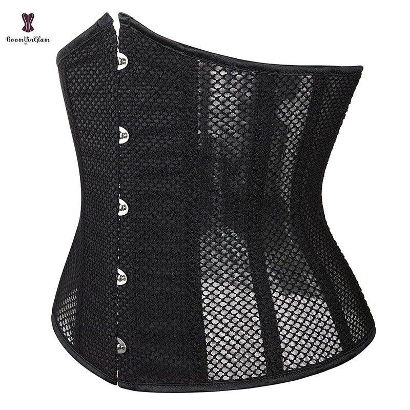 809 Black Women 30CM Mesh Waist Cinchers Hollow Out Underbust Corset Plus Size Fitness Shapers Transparent Cupless Bustier Top
809 Black Women 30CM Mesh Waist Cinchers Hollow Out Underbust Corset Plus Size Fitness Shapers Transparent Cupless Bustier Top