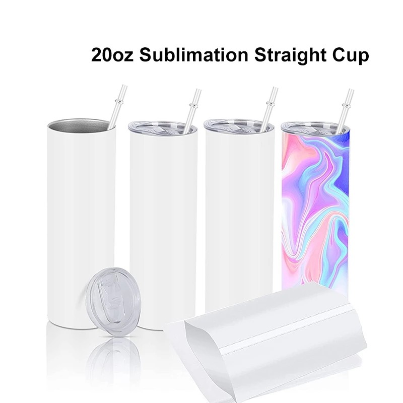 20oz DIY Sublimation Straight Mug Tumbler White Blank Stainless Steel With Sealed Lids And Straw Thermos Insulated Water Bottle 0512
20oz DIY Sublimation Straight Mug Tumbler White Blank Stainless Steel With Sealed Lids And Straw Thermos Insulated Water Bottle 0512