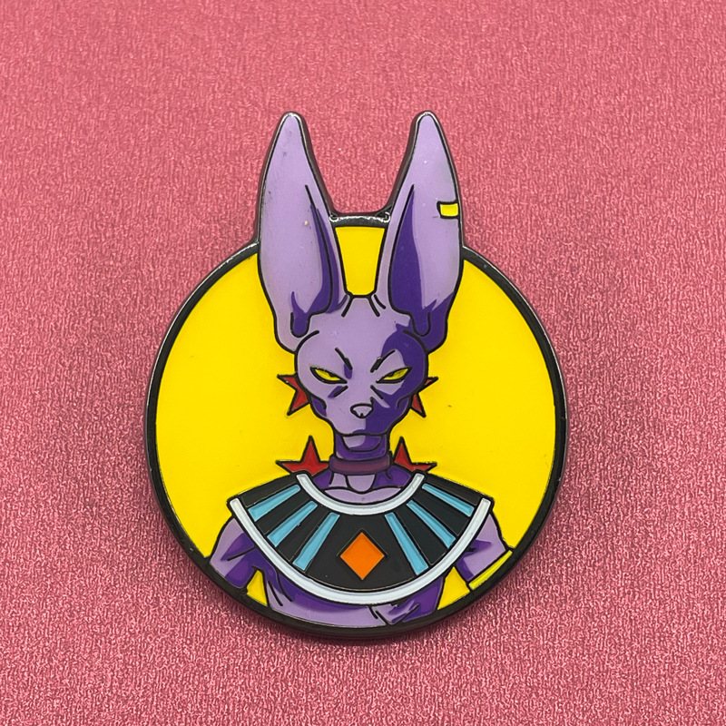 Anime DBZ Gods of Destruction Hakaishin Beerus Birusu Cartoon Metal Alloy Enamel Backpack Bag Coat Lapel Badge Brooch Pin, As picture
Anime DBZ Gods of Destruction Hakaishin Beerus Birusu Cartoon Metal Alloy Enamel Backpack Bag Coat Lapel Badge Brooch Pin, As picture