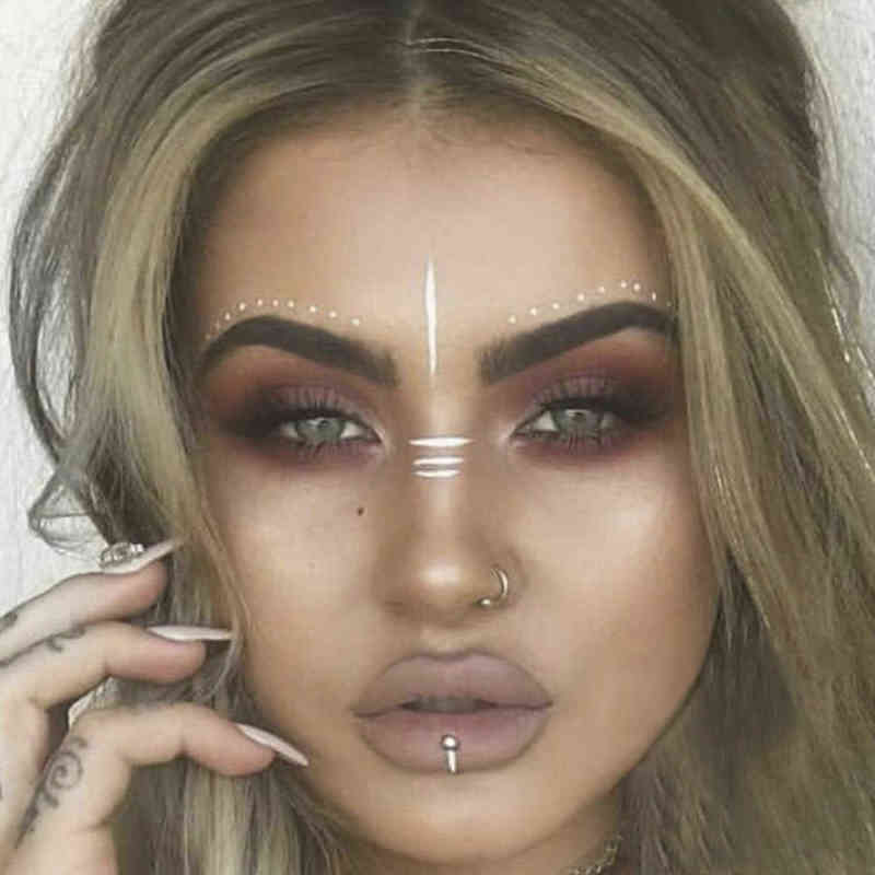 NXY Temporary Tattoo New Gold Face Waterproof Blocked Freckles Makeup Stickers Eye Wholesale 0330