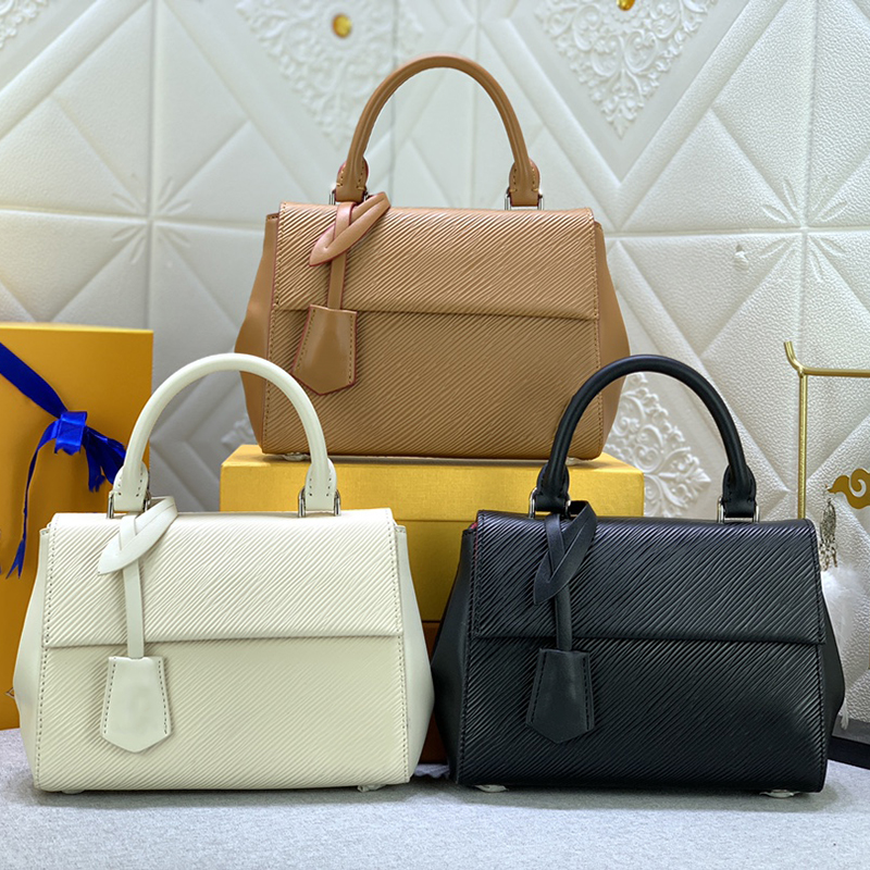 Cluny BB Shoulder Bags Designer Wave Genuine Leather Totes Crossbody Women Monograms Outdoor Luxurys Purses Size 20cm, Color 2
Cluny BB Shoulder Bags Designer Wave Genuine Leather Totes Crossbody Women Monograms Outdoor Luxurys Purses Size 20cm, Color 2