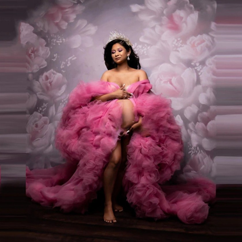 Red Tulle Maternity Dress Extra Ruffles Prom Gowns Fluffy Long Pregnancy Photoshoot Dresses Puffy Baby Shower Robes, Orange
Red Tulle Maternity Dress Extra Ruffles Prom Gowns Fluffy Long Pregnancy Photoshoot Dresses Puffy Baby Shower Robes, Orange
