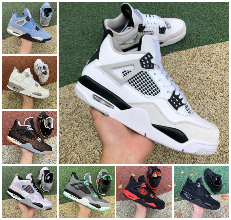 Jumpman 4 4s Mens Women Basketball Shoes Zen Master Military Black Cat White Cement Oreo Bred Sail University Blue Red Thunder Infrared Motorsport Sports Sneakers, Bubble package bag
Jumpman 4 4s Mens Women Basketball Shoes Zen Master Military Black Cat White Cement Oreo Bred Sail University Blue Red Thunder Infrared Motorsport Sports Sneakers, Bubble package bag