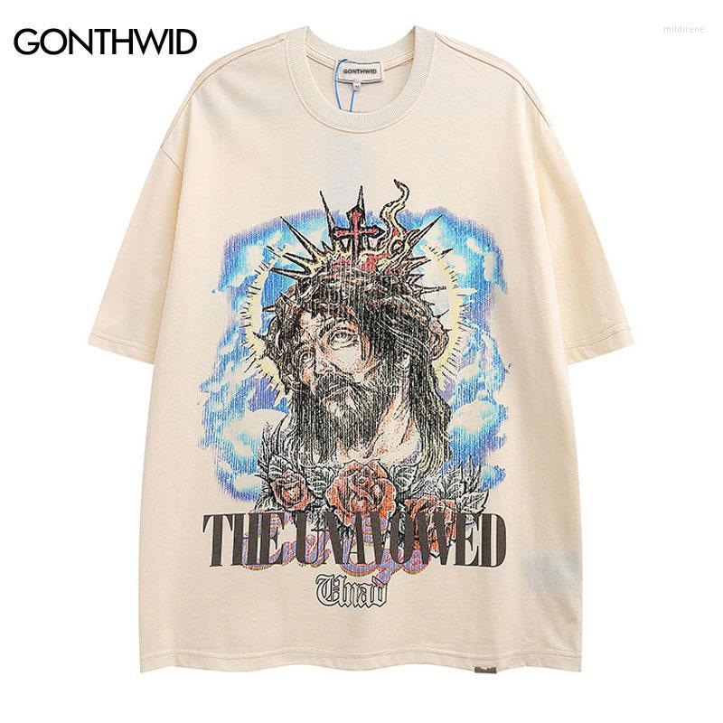 Men's T-Shirts Punk Streetwear Hip Hop Vintage Graffiti Floral Print Casual Cotton Gothic Tshirt 2022 Harajuku Loose Short Sleeve TopMen's, Beige
Men's T-Shirts Punk Streetwear Hip Hop Vintage Graffiti Floral Print Casual Cotton Gothic Tshirt 2022 Harajuku Loose Short Sleeve TopMen's, Beige