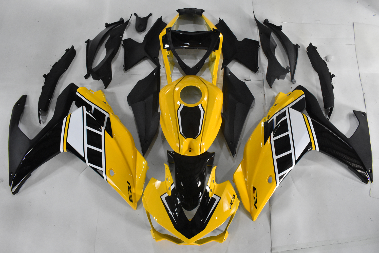 Injection Free Custom Fairing Kits Fairings kit R3 R 25 Bodywork YAMAHA Cowling R 3 R25 2014 2015-2016-2017-2018 White Yellow Black 14 15 16 17 18 Motorcycle
Injection Free Custom Fairing Kits Fairings kit R3 R 25 Bodywork YAMAHA Cowling R 3 R25 2014 2015-2016-2017-2018 White Yellow Black 14 15 16 17 18 Motorcycle