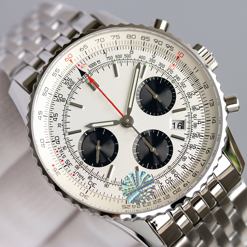 Classic Mens Watches Quartz Movement Watch 43mm Stainless Steel Strap WristWatch Silver WristWatches Life Waterproof Design Montre de luxe Sports Dial, Color 8
Classic Mens Watches Quartz Movement Watch 43mm Stainless Steel Strap WristWatch Silver WristWatches Life Waterproof Design Montre de luxe Sports Dial, Color 8