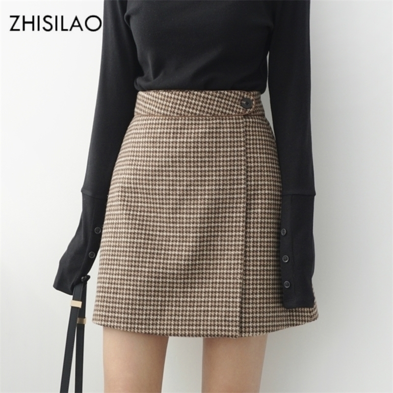 ZHISILAO Woman Skirts Woman Pencil Skirt ita Bodycon Sexy Winte High Waist Vintage Petticoat Lattice Plaid Skirt Woolen Y200326, Khaki
ZHISILAO Woman Skirts Woman Pencil Skirt ita Bodycon Sexy Winte High Waist Vintage Petticoat Lattice Plaid Skirt Woolen Y200326, Khaki