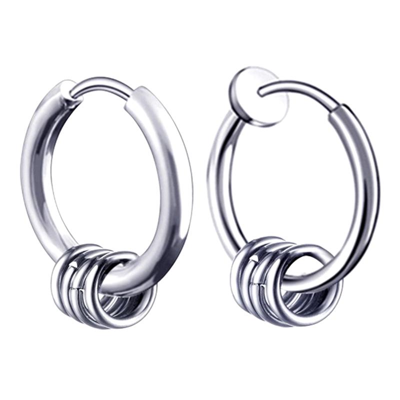 Hoop & Huggie 1 PC Punk Style Titanium Steel Round Circle Stud Earrings Men Hip Hop Male Female Trendy Party Jewelry
Hoop & Huggie 1 PC Punk Style Titanium Steel Round Circle Stud Earrings Men Hip Hop Male Female Trendy Party Jewelry