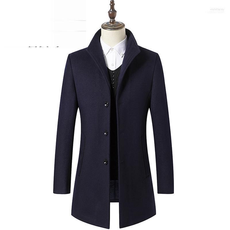 Men's Wool & Blends Woolen Coat Thickened Mid Long Slim Windbreaker Korean Autumn And Winter Coat1 Viol22, Black
Men's Wool & Blends Woolen Coat Thickened Mid Long Slim Windbreaker Korean Autumn And Winter Coat1 Viol22, Black