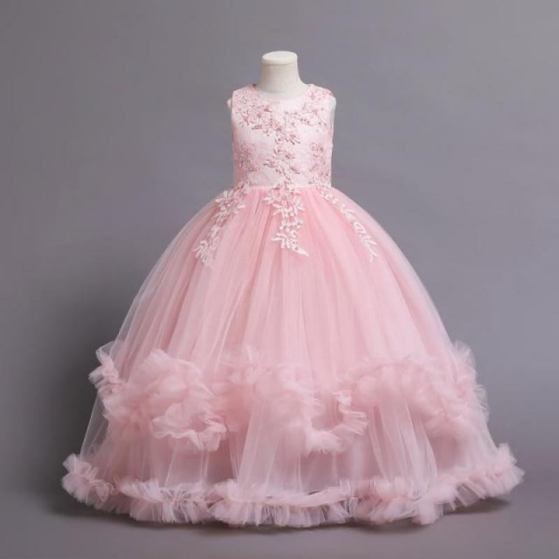 Girl's Dresses Flower Girls Dress Kids Embroidery Lace Tulle Wedding Party Formal Princess Vestido Teens Elegant Bridesmaid 4-14 YearsGirl's, Pink
Girl's Dresses Flower Girls Dress Kids Embroidery Lace Tulle Wedding Party Formal Princess Vestido Teens Elegant Bridesmaid 4-14 YearsGirl's, Pink