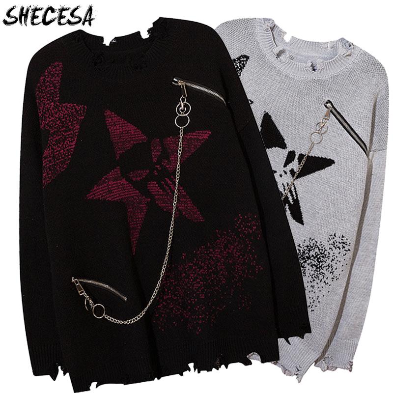 Men's Sweaters Gothic Mens Sweater Grunge Style Print Long Sleeve Knit Pullovers High Street O-Neck Hip Hop Streetwear Loose Casual Top, Light grey
Men's Sweaters Gothic Mens Sweater Grunge Style Print Long Sleeve Knit Pullovers High Street O-Neck Hip Hop Streetwear Loose Casual Top, Light grey