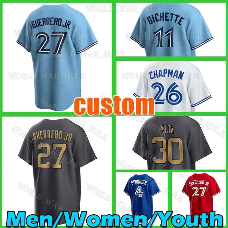 Vladimir Guerrero Jr. Baseball Jersey Alejandro Kirk Toronto George Springer Bo Bichette Matt Chapman Blue Jays Alek Manoah Romano 2022 All Star Ryu Lourdes Gurriel, Women custom cool base(l n)
Vladimir Guerrero Jr. Baseball Jersey Alejandro Kirk Toronto George Springer Bo Bichette Matt Chapman Blue Jays Alek Manoah Romano 2022 All Star Ryu Lourdes Gurriel, Women custom cool base(l n)