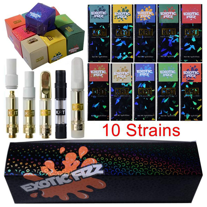 Exotic Fizz KRT Atomizers Vape Cartridges Packaging 0.8ml 1ml Ceramic Carts Empty Thick Oil Vaproizer 510 Thread E Cigarettes Hologram Box
Exotic Fizz KRT Atomizers Vape Cartridges Packaging 0.8ml 1ml Ceramic Carts Empty Thick Oil Vaproizer 510 Thread E Cigarettes Hologram Box