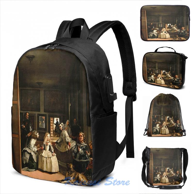 Backpack Funny Graphic Print Diego Velazquezs Las Meninas USB Charge Men School Bags Women Bag Travel Laptop, Drawstring bag
Backpack Funny Graphic Print Diego Velazquezs Las Meninas USB Charge Men School Bags Women Bag Travel Laptop, Drawstring bag