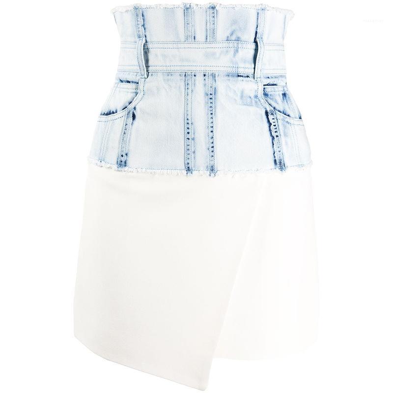 Skirts Women High Waist Denim Skirt Asymmetrical Spliced Casual Jeans, High waist skirt
Skirts Women High Waist Denim Skirt Asymmetrical Spliced Casual Jeans, High waist skirt