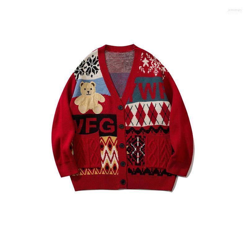 Men's Sweaters Man's Cardigan Cartoon Bear Sweater Men Women Winter Hip Hop Loose Coat Streetwear College Knitwear Jackets Jemi22, Pullover green
Men's Sweaters Man's Cardigan Cartoon Bear Sweater Men Women Winter Hip Hop Loose Coat Streetwear College Knitwear Jackets Jemi22, Pullover green