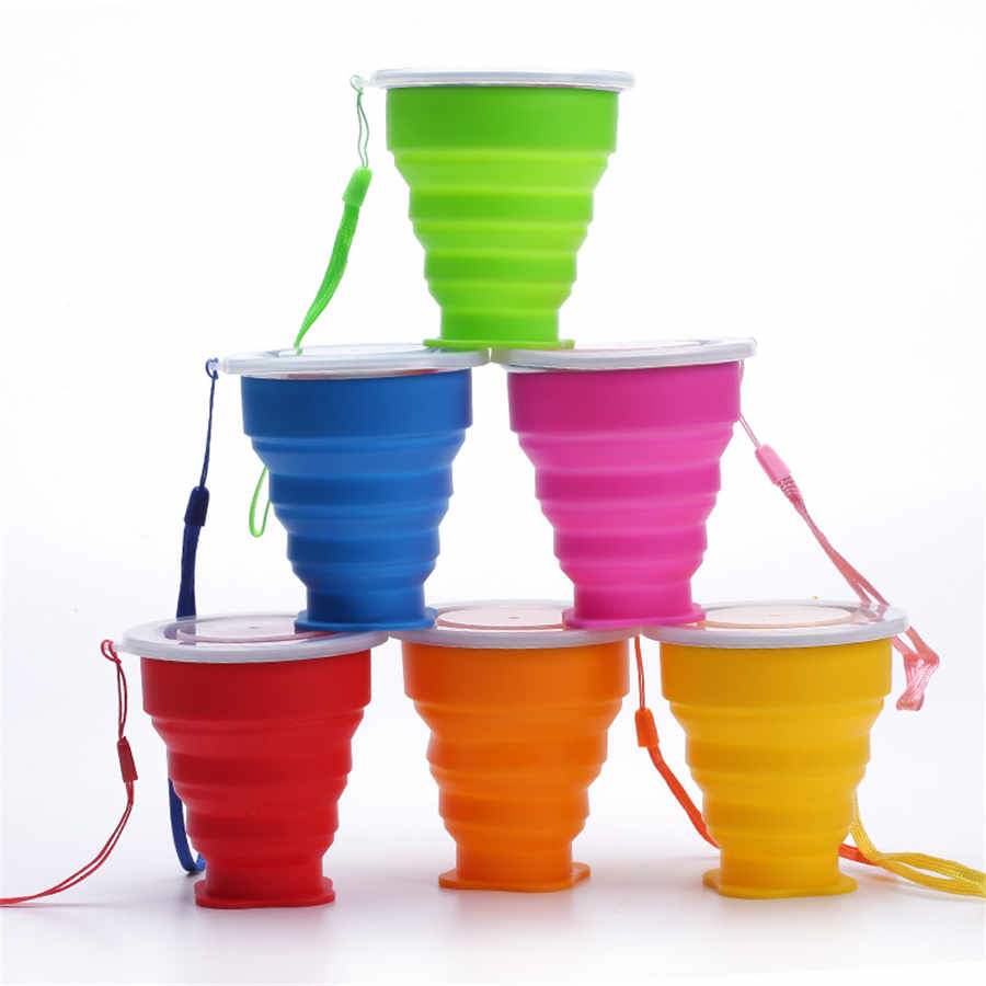200ml Portable Silicone Drinkware Retractable Folding Cup With Lid Telescopic Collapsible Drinking Cups Outdoor Travel Water Cup
200ml Portable Silicone Drinkware Retractable Folding Cup With Lid Telescopic Collapsible Drinking Cups Outdoor Travel Water Cup