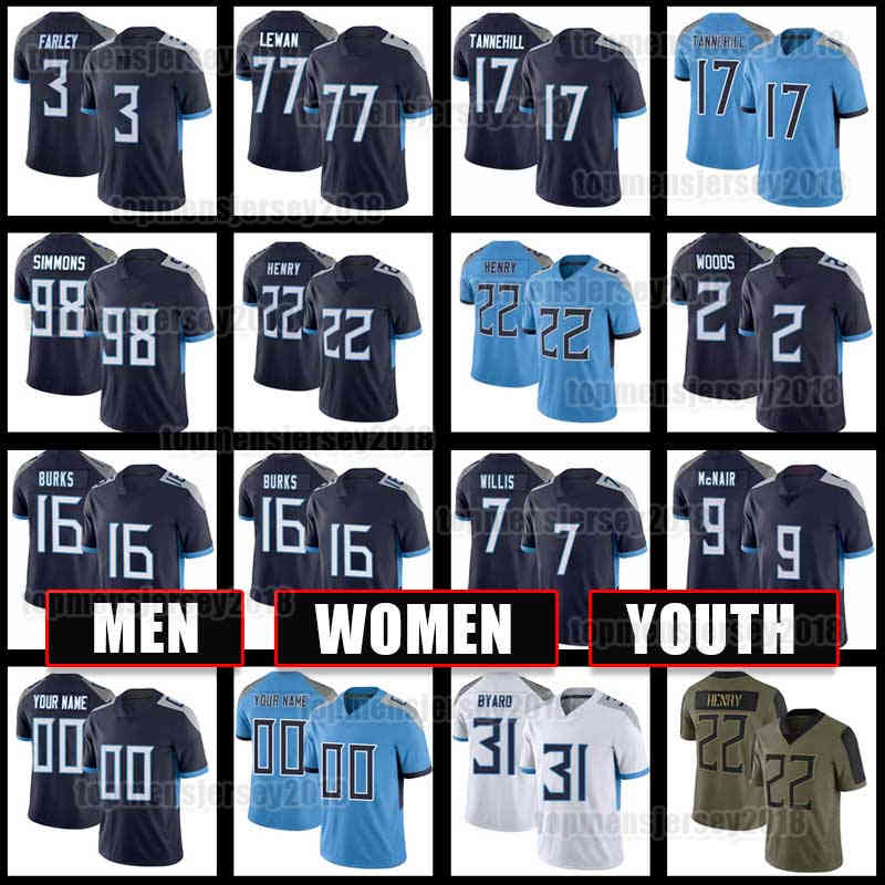 22 Derrick Henry Jersey 7 Malik Willis Football Jeffery Simmons Kevin Byard Ryan Tannehill Bud Dupree Taylor Lewan Tennessee Titans Robert Woods Chance Campbell, Women jersey(tt)
22 Derrick Henry Jersey 7 Malik Willis Football Jeffery Simmons Kevin Byard Ryan Tannehill Bud Dupree Taylor Lewan Tennessee Titans Robert Woods Chance Campbell, Women jersey(tt)