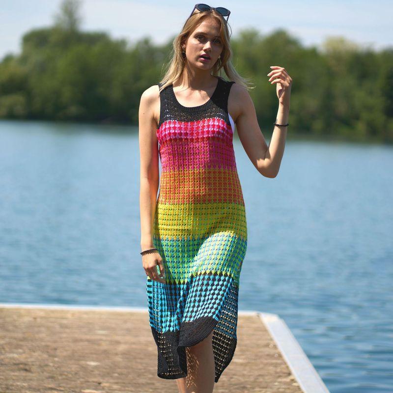Women's Swimwear SuperAen 2022 Summer Knitted Rainbow Beach Blouse Sexy Suspender Dress Women Holiday BikiniWomen's, Photo color
Women's Swimwear SuperAen 2022 Summer Knitted Rainbow Beach Blouse Sexy Suspender Dress Women Holiday BikiniWomen's, Photo color