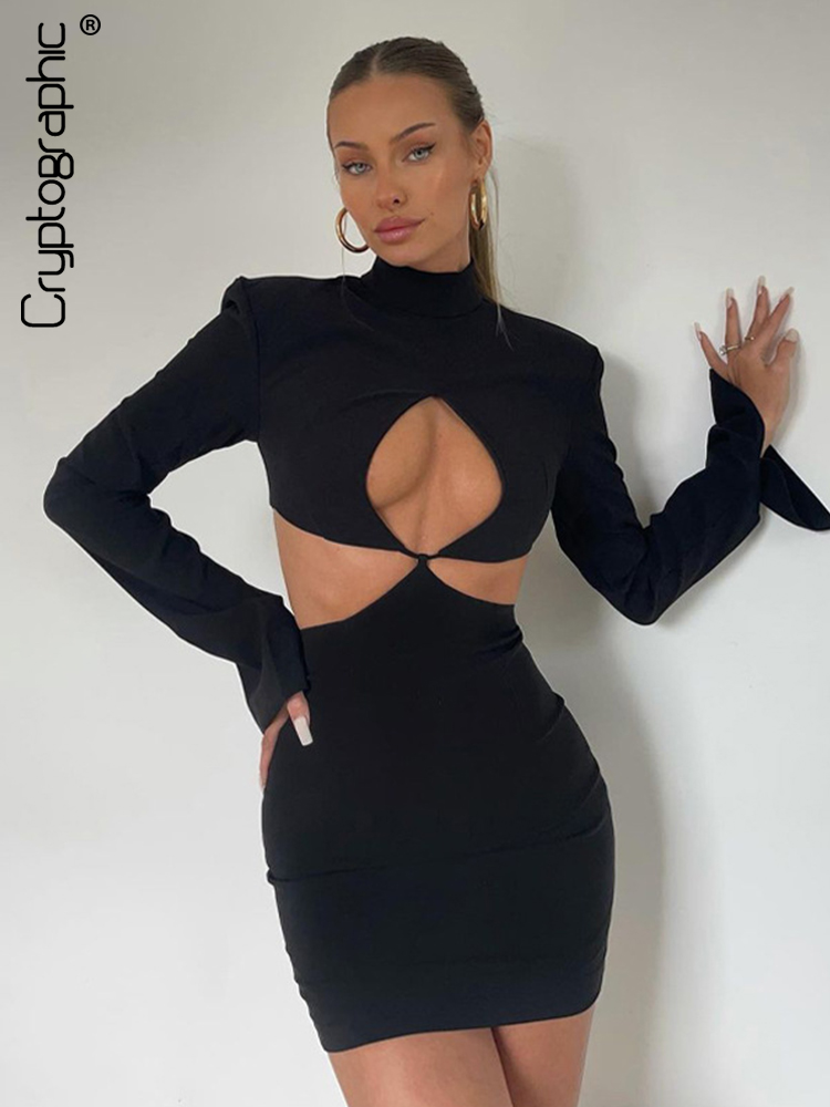 Elegant Cut Out Sexy Bodycon Dress for Women Club Party Long Sleeve Black Sexy Dresses Birthday Outfits Clothes
Elegant Cut Out Sexy Bodycon Dress for Women Club Party Long Sleeve Black Sexy Dresses Birthday Outfits Clothes