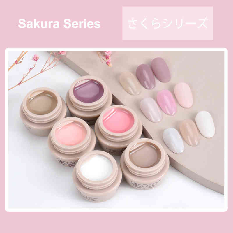 NXY Nail Gel Sugar Color Painting Kit Gdcoco Manicure Japanese Style Supply Semi Permanent Drawing Silver Varnish Set 0328