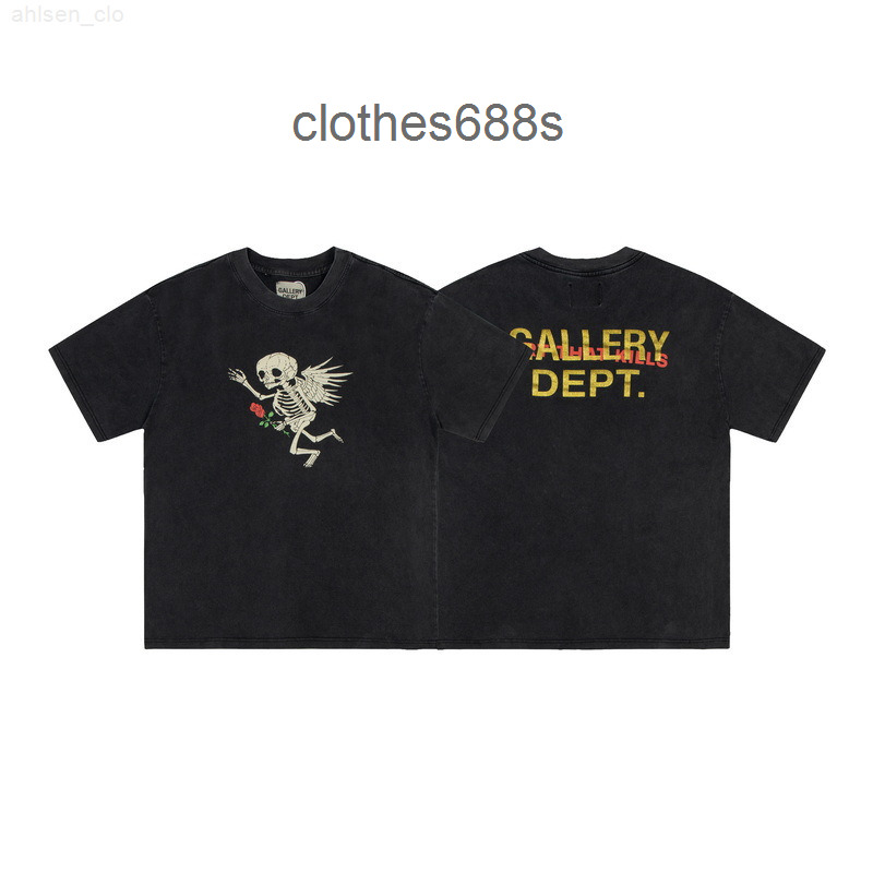 Men' Sweaters Hoodies Designer Mens Trend T Shirt Gallerydept New Angel Skull Print Used Short Sleeve Men' and Women' High Street Vintage Washed Shirts, Black
Men' Sweaters Hoodies Designer Mens Trend T Shirt Gallerydept New Angel Skull Print Used Short Sleeve Men' and Women' High Street Vintage Washed Shirts, Black