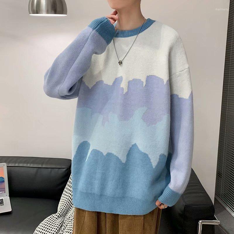 Men's Sweaters Autumn And Winter Ins Harajuku Style Color Matching Round Neck Sweater Men's Tide Brand Loose Couple Pullover SweaterMen', Green
Men's Sweaters Autumn And Winter Ins Harajuku Style Color Matching Round Neck Sweater Men's Tide Brand Loose Couple Pullover SweaterMen', Green