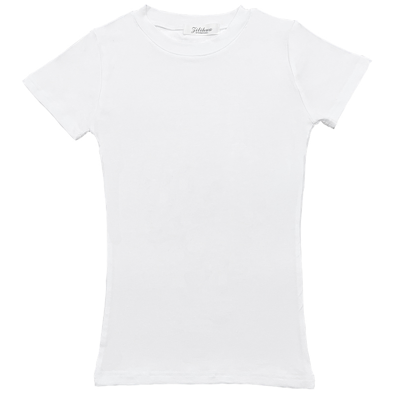 AOSSVIAO summer character t-shirts fashion girls tops short sleeve Slim korean women cotton Tee Shirt Femme 220328