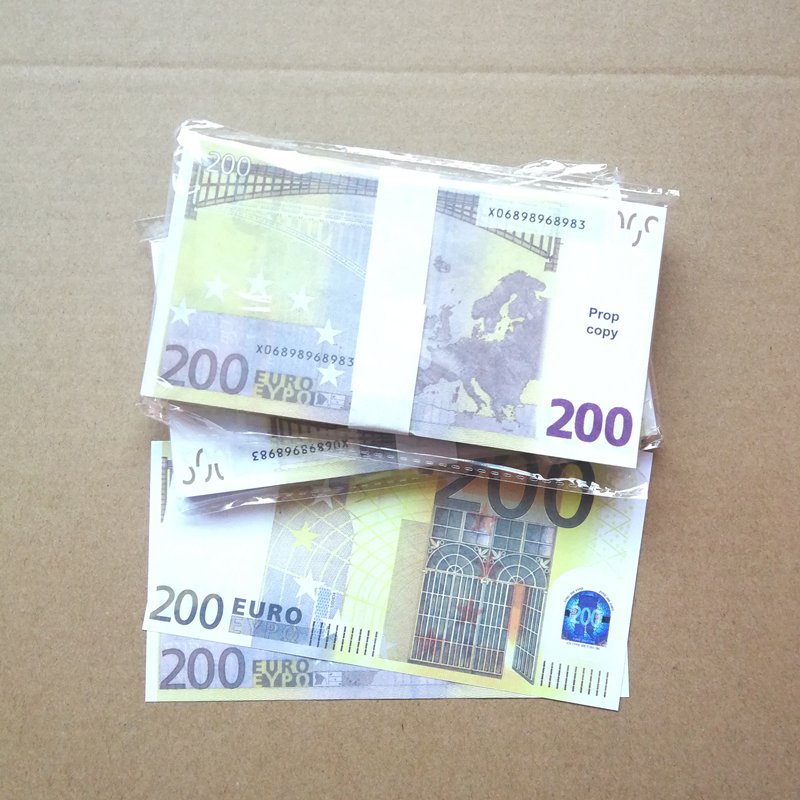 Party Supplies Fake Money Banknote 5 10 20 50 100 200 US Dollar Euros Realistic Toy Bar Props Currency Movie Money Faux-billets Copy 100 PCS/Pack
Party Supplies Fake Money Banknote 5 10 20 50 100 200 US Dollar Euros Realistic Toy Bar Props Currency Movie Money Faux-billets Copy 100 PCS/Pack