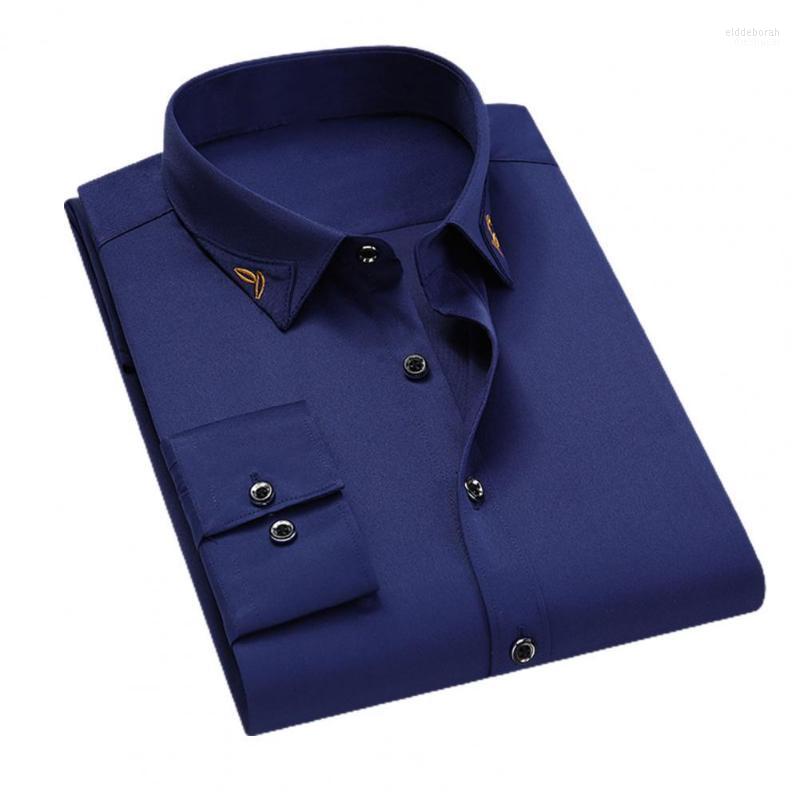 Men's Dress Shirts 2022 Men Shirt Solid Color Single-breasted Formal Slim Fit Fall Long Sleeve Spring Business For Daily Wear Eldd22, Purple
Men's Dress Shirts 2022 Men Shirt Solid Color Single-breasted Formal Slim Fit Fall Long Sleeve Spring Business For Daily Wear Eldd22, Purple