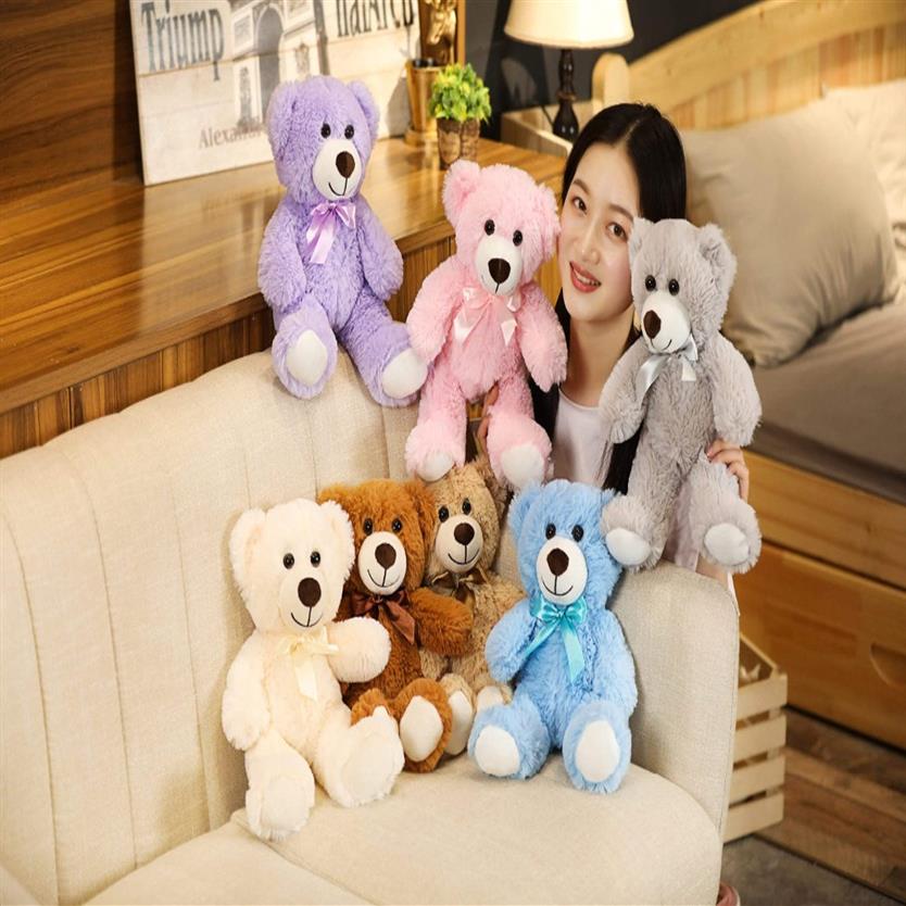 35CM Cute Bear Doll Plush Stuffed Toy Colorful Animal Bow Tie Hug Children Birthday Gift Pillow Teddy bear Home Living Room Bedroo274q, Pink
35CM Cute Bear Doll Plush Stuffed Toy Colorful Animal Bow Tie Hug Children Birthday Gift Pillow Teddy bear Home Living Room Bedroo274q, Pink