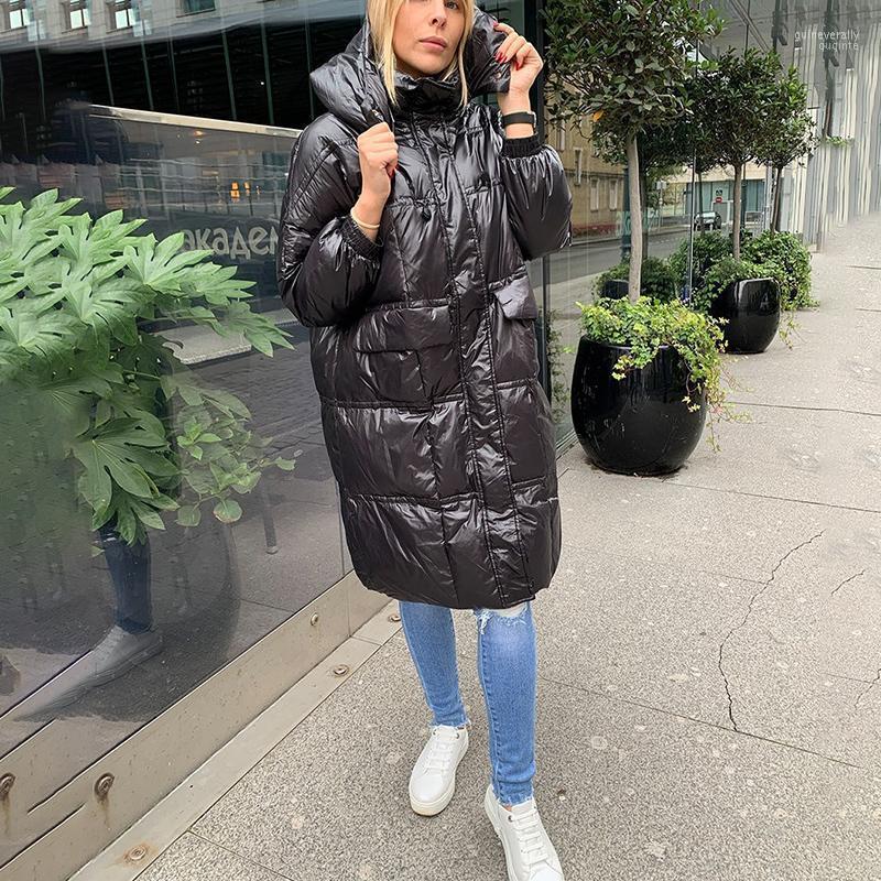 Women's Down & Parkas Novalya Winter Loose Hooded Women Fashion Solid Straight Coats Elegant Pockets Long Cotton Jackets Female Ladies Guin2, Black
Women's Down & Parkas Novalya Winter Loose Hooded Women Fashion Solid Straight Coats Elegant Pockets Long Cotton Jackets Female Ladies Guin2, Black