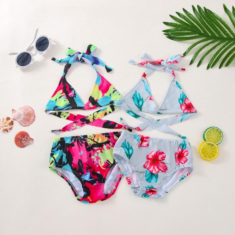 Clothing Sets Born 2-Piece Baby Girls Swimsuit Floral Print Tied Halterneck Tank Tops Pantie Bathing Suit For InfantsClothing, White
Clothing Sets Born 2-Piece Baby Girls Swimsuit Floral Print Tied Halterneck Tank Tops Pantie Bathing Suit For InfantsClothing, White