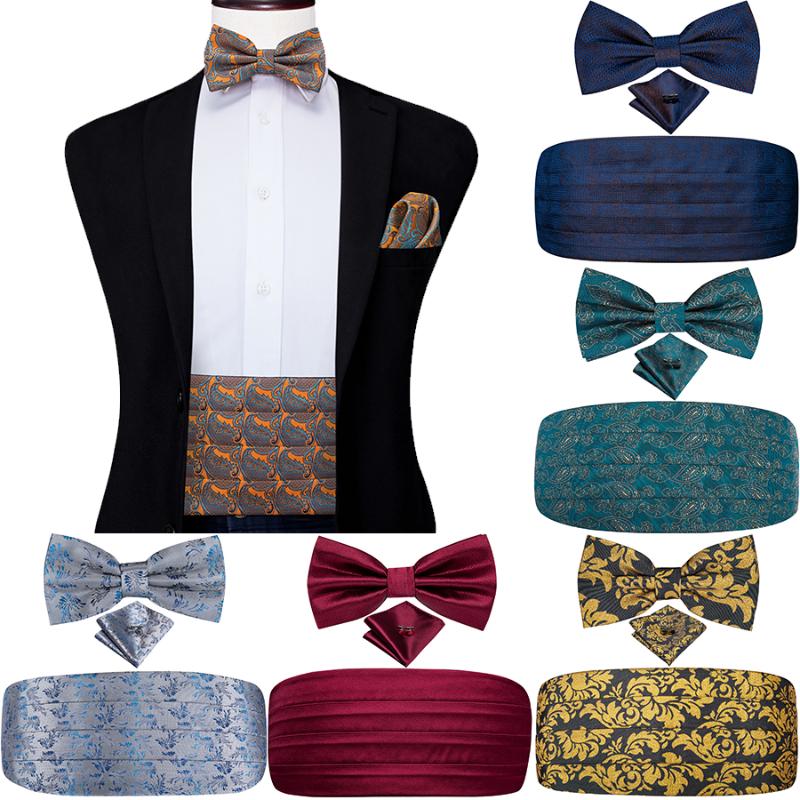 Belts Hi-Tie Vintage Cummerbunds Belt For Men Suit Tuxedo Fashion Floral Paisley Gentleman Trouser Elastic Silk High Quality, Black
Belts Hi-Tie Vintage Cummerbunds Belt For Men Suit Tuxedo Fashion Floral Paisley Gentleman Trouser Elastic Silk High Quality, Black